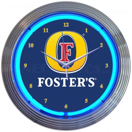 Fosters Neon Clock